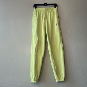ADIDAS elastic waist and ankle Sweatpants